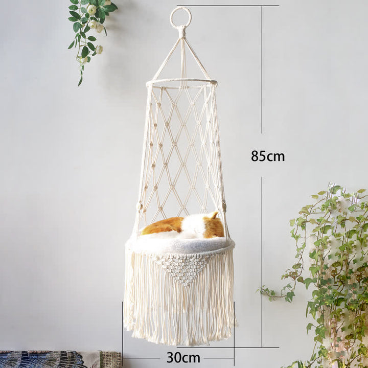 Olivenorma Woven Cat Nest Pet Hammock Wall Decor - Pet Hanging Basket #4 (within 10 pounds) - image 11