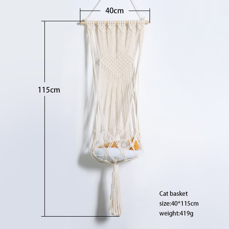 Olivenorma Woven Cat Nest Pet Hammock Wall Decor - image 7