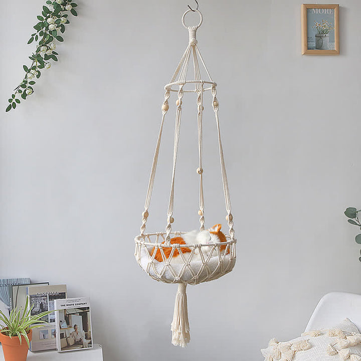 Olivenorma Woven Cat Nest Pet Hammock Wall Decor - image 0