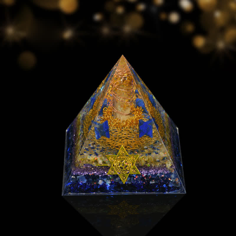 Olivenorma Natural Crystal Ornaments Functional Healing Orgone Pyramid - Successful Business - image 1