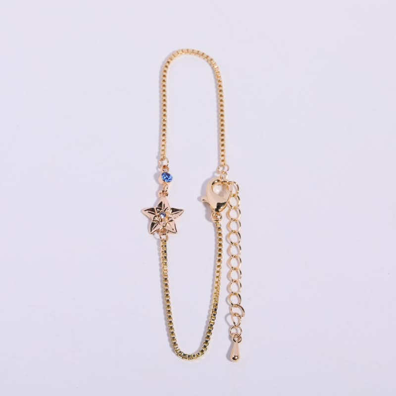 Olivenorma Gold Plated Copper Birth Flower Zircon Bracelet - December-Holly Berry - image 12
