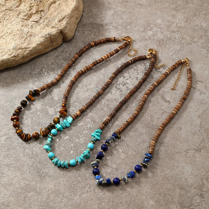 Olivenorma Picture Jasper Natural Stone Beads Men Necklace - image 0