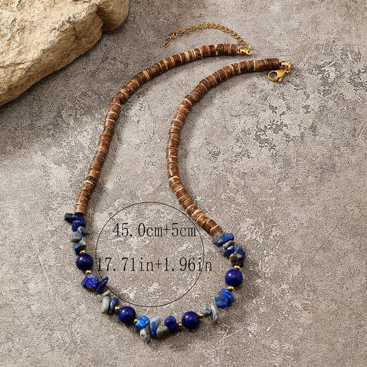 Olivenorma Picture Jasper Natural Stone Beads Men Necklace - image 10