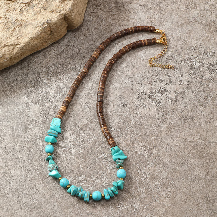 Olivenorma Picture Jasper Natural Stone Beads Men Necklace - image 5