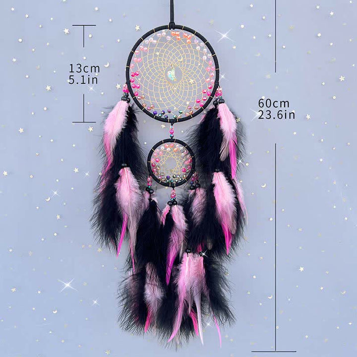 Olivenorma Double Ring Multicolor Ornament Dream Catcher - image 6