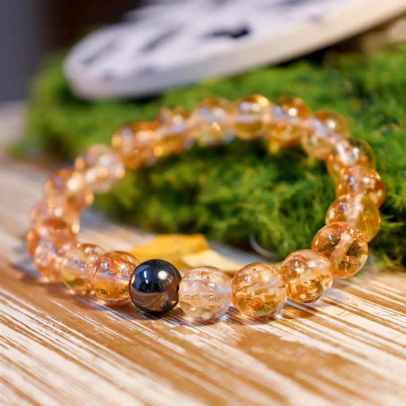 Olivenorma "Starry Sky" Luminous Mermaid Glass Bead Bracelet - image 15