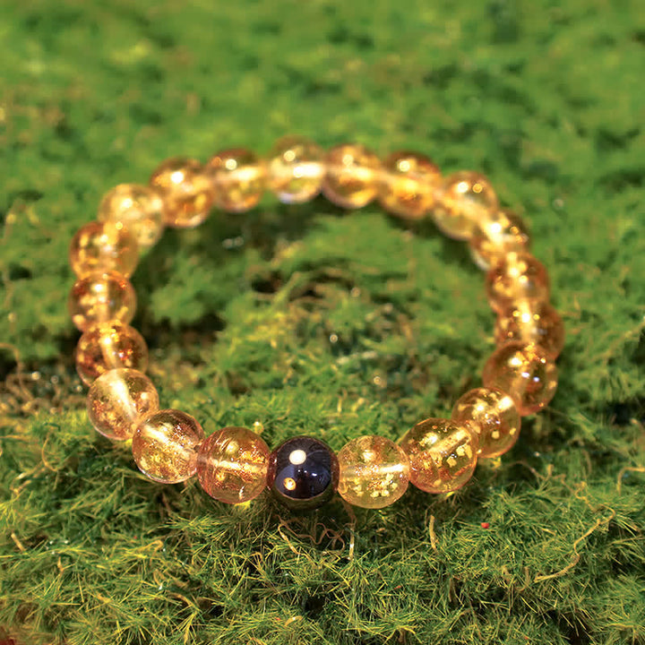Olivenorma "Starry Sky" Luminous Mermaid Glass Bead Bracelet - image 16