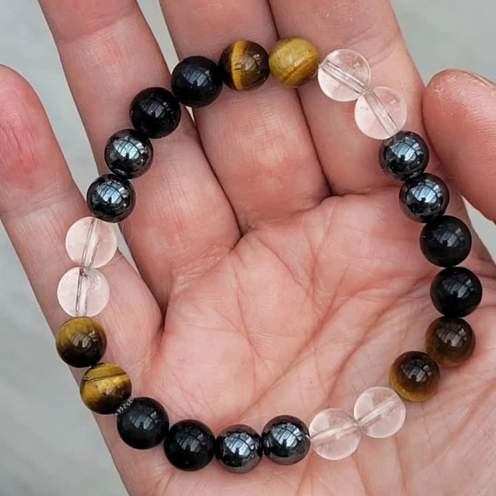 Olivenorma Natural Stone Beads Quadruple Protection Bracelet - image 1