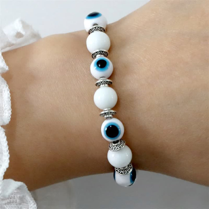 Olivenorma Evil Eye Natural Stone Beads Bracelet - image 5