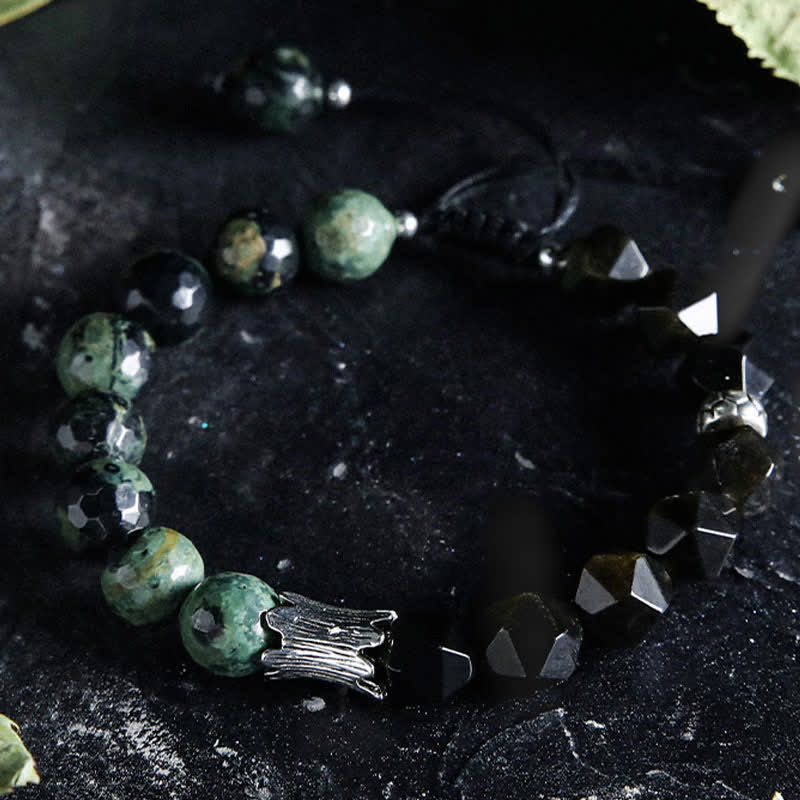 Olivenorma "Gods" Natural Crystal Beaded Bracelet - image 13