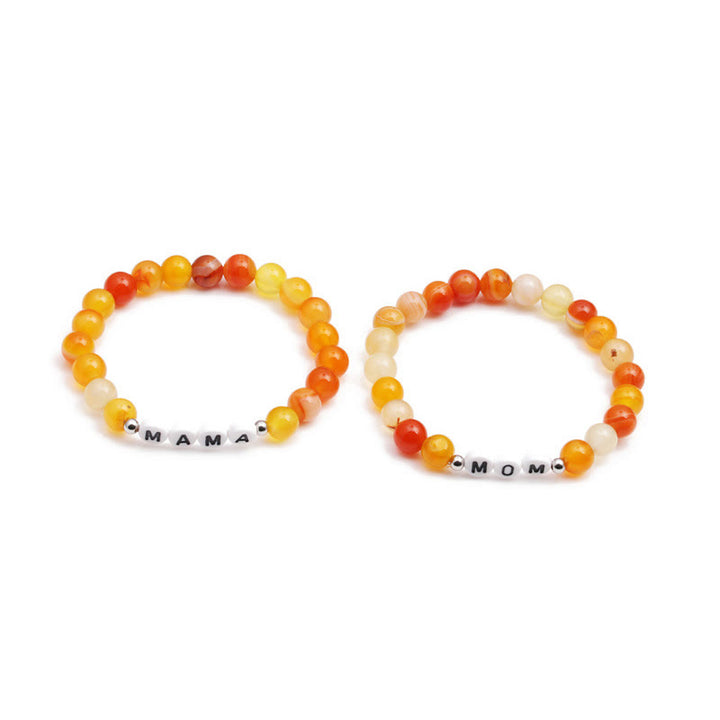 Olivenorma "For Mom" - Yellow Agate Love Bracelet - image 4