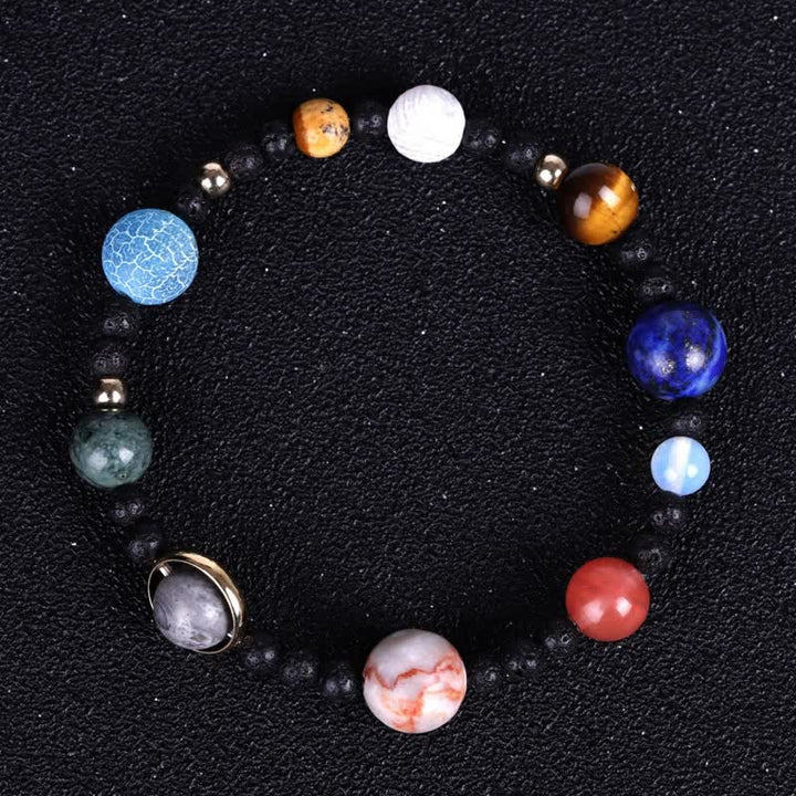 Olivenorma Natural Stone Planets Galaxy Solar System Bracelet - image 6