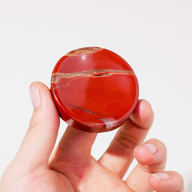 Olivenorma Natural Raw Stone Round Moon Crystal Bowl - Red Jasper & Round Bowl - image 14