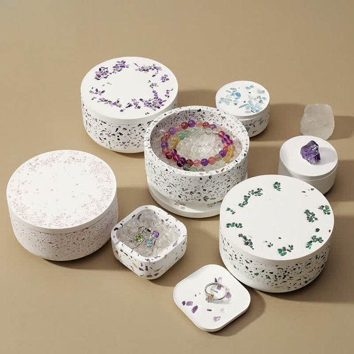 Olivenorma Gravel Gypsum Demagnetizing Crystal Bowl - image 0