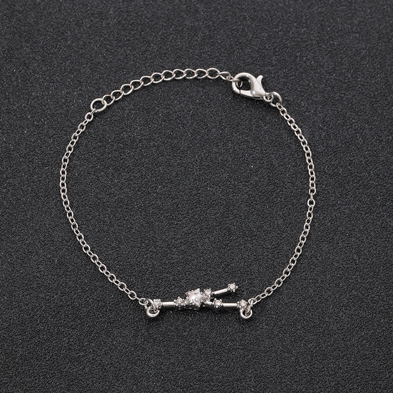 Olivenorma Twelve Constellation Astrology Jewelry Zodiac Bracelet - Taurus - Silver - image 3