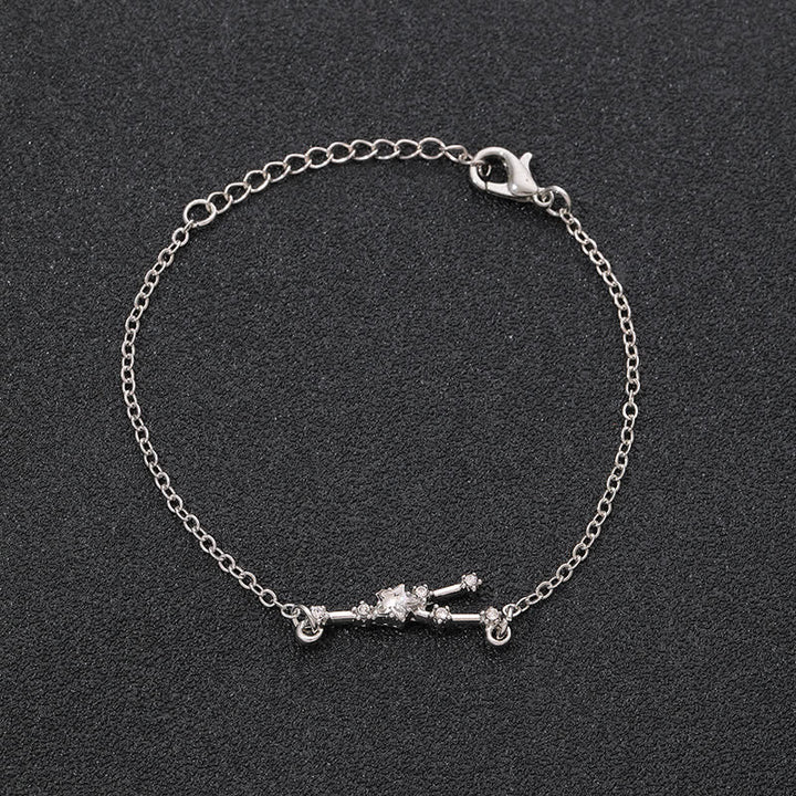 Olivenorma Twelve Constellation Astrology Jewelry Zodiac Bracelet - Taurus - Silver - image 3