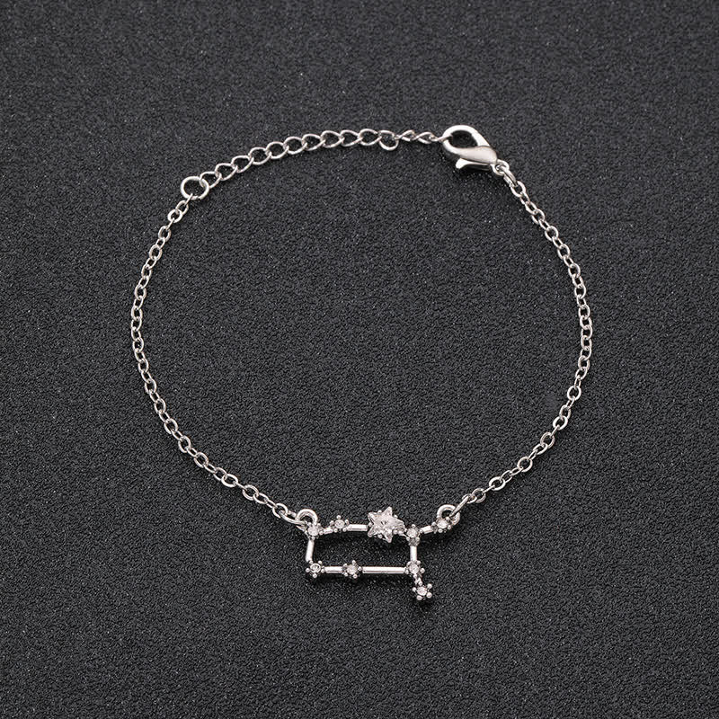 Olivenorma Twelve Constellation Astrology Jewelry Zodiac Bracelet - Gemini - Silver - image 5