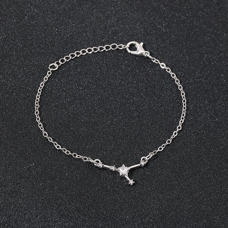 Olivenorma Twelve Constellation Astrology Jewelry Zodiac Bracelet - Cancer - Silver - image 7