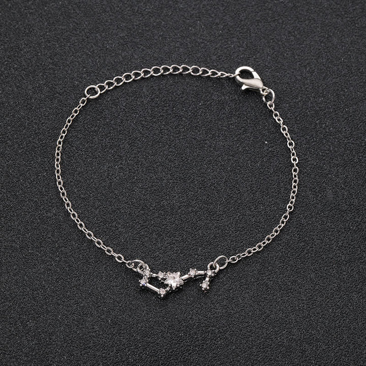 Olivenorma Twelve Constellation Astrology Jewelry Zodiac Bracelet - Scorpio - Silver - image 15