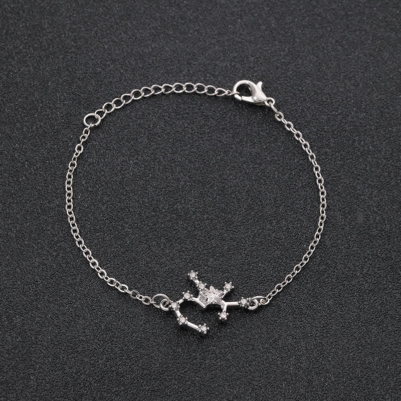 Olivenorma Twelve Constellation Astrology Jewelry Zodiac Bracelet - Sagittarius - Silver - image 17