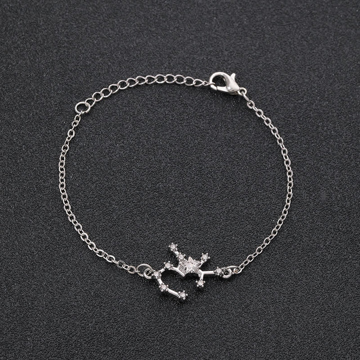 Olivenorma Twelve Constellation Astrology Jewelry Zodiac Bracelet - Sagittarius - Silver - image 17