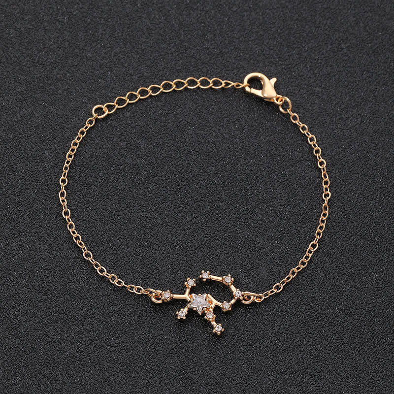 Olivenorma Twelve Constellation Astrology Jewelry Zodiac Bracelet - Sagittarius - Golden - image 18