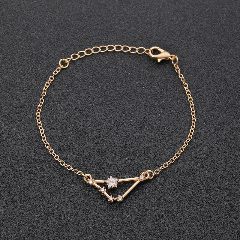 Olivenorma Twelve Constellation Astrology Jewelry Zodiac Bracelet - Capricorn - Golden - image 20