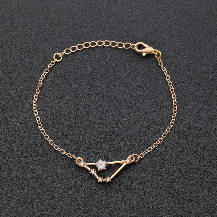Olivenorma Twelve Constellation Astrology Jewelry Zodiac Bracelet - Capricorn - Golden - image 20