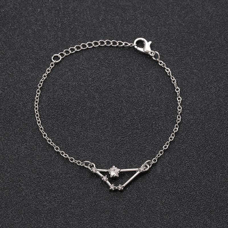 Olivenorma Twelve Constellation Astrology Jewelry Zodiac Bracelet - Capricorn - Silver - image 19