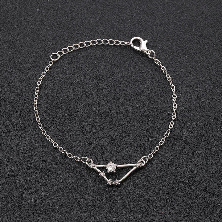 Olivenorma Twelve Constellation Astrology Jewelry Zodiac Bracelet - Capricorn - Silver - image 19