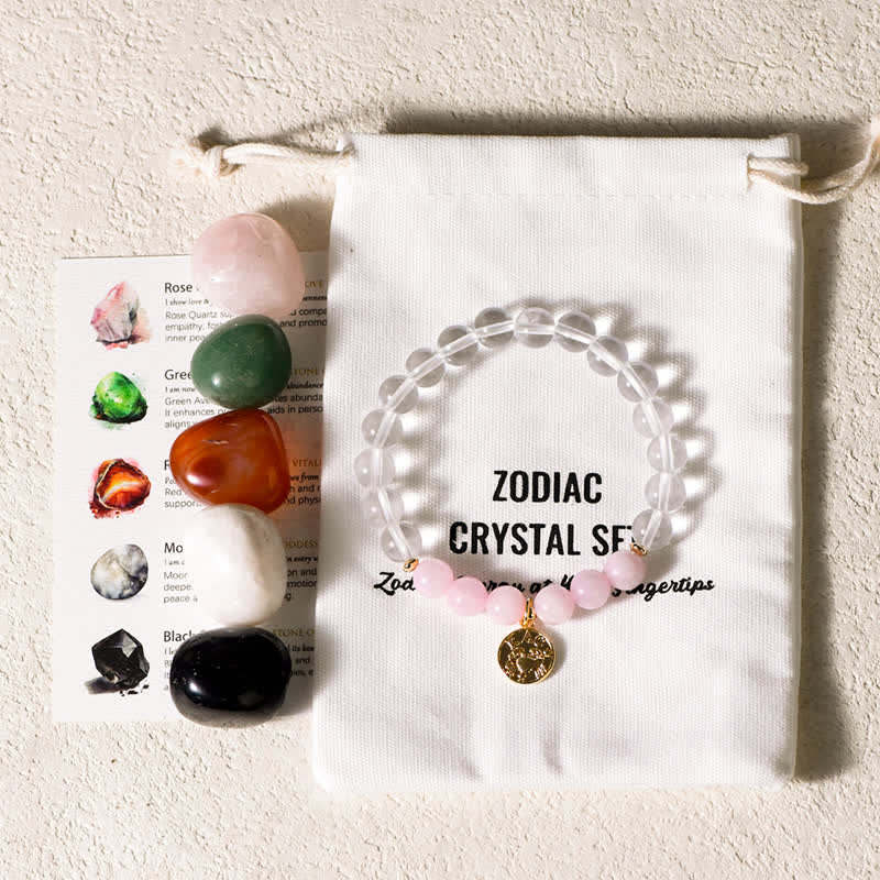 Olivenorma Irregular Polished Tumbled Stone Zodiac Bracelet - Cancer - image 6