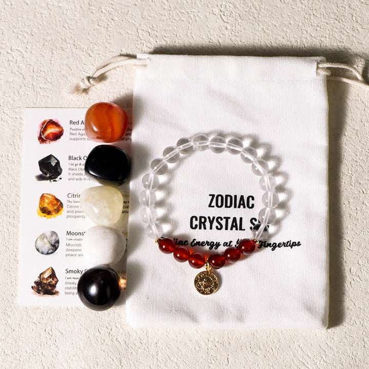 Olivenorma Irregular Polished Tumbled Stone Zodiac Bracelet - Scorpio - image 14