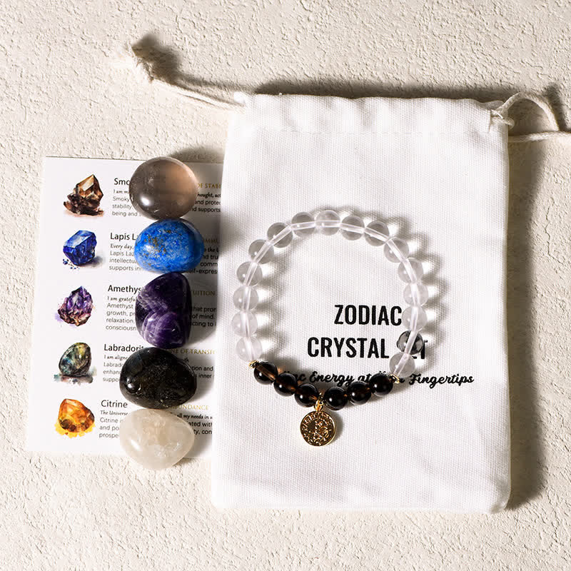 Olivenorma Irregular Polished Tumbled Stone Zodiac Bracelet - Sagittarius - image 16