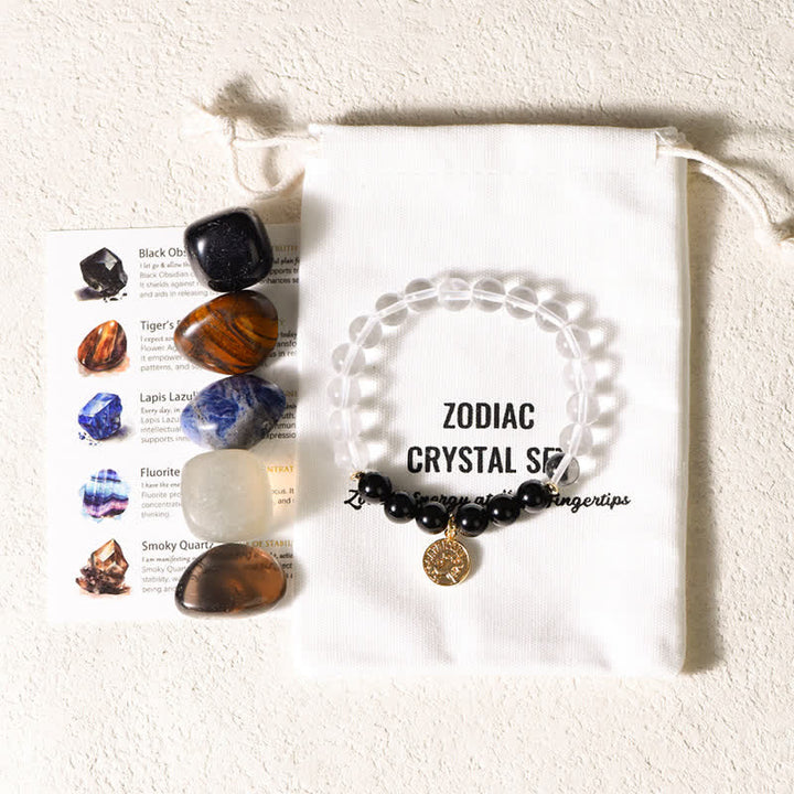 Olivenorma Irregular Polished Tumbled Stone Zodiac Bracelet - Capricorn - image 18
