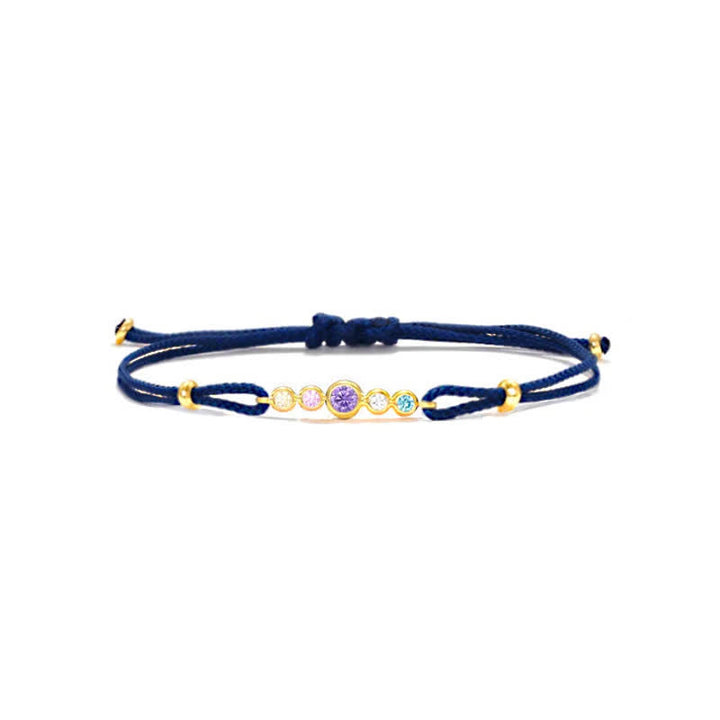 Olivenorma 2-7 Birthstones Bezel Set Customized Gift Card Bracelet - image 7