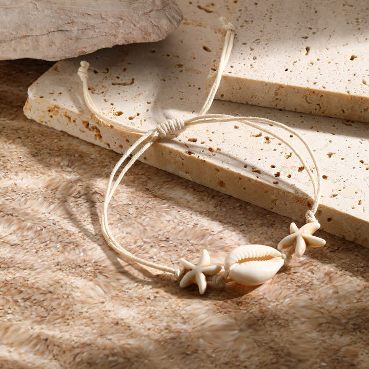 Olivenorma White Turquoise Starfish Turtle Pendant Beach Bracelet - image 3
