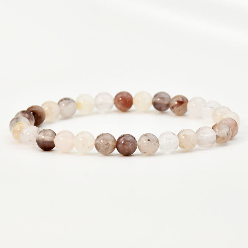 Olivenorma 6-10mm Lepidolite Beads Bracelet - 6mm - image 1