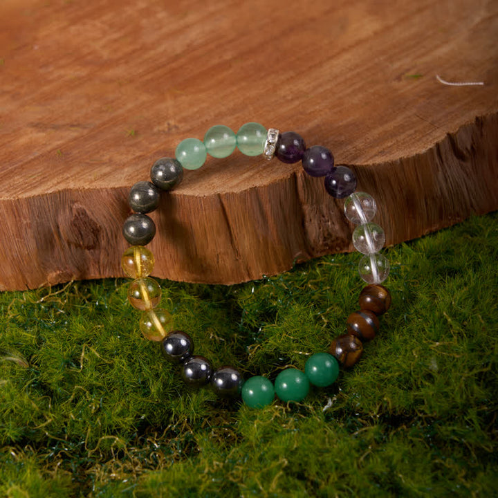 Olivenorma Hematite Green Aventurine Amethyst Citrine Beads Bracelet - image 5