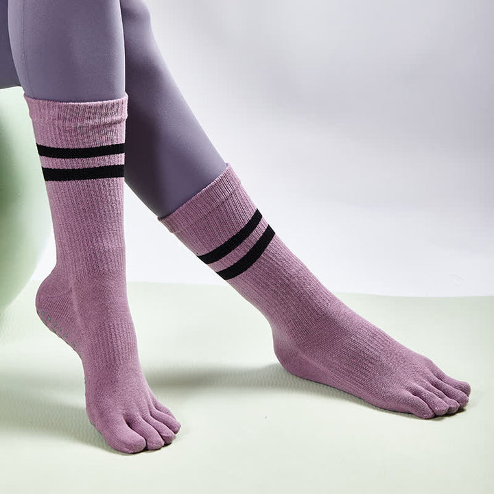 Olivenorma Pilates Anti-Slip Grip Socks Barre Training & Studio Stability Breathable Workout Yoga Socks - image 9