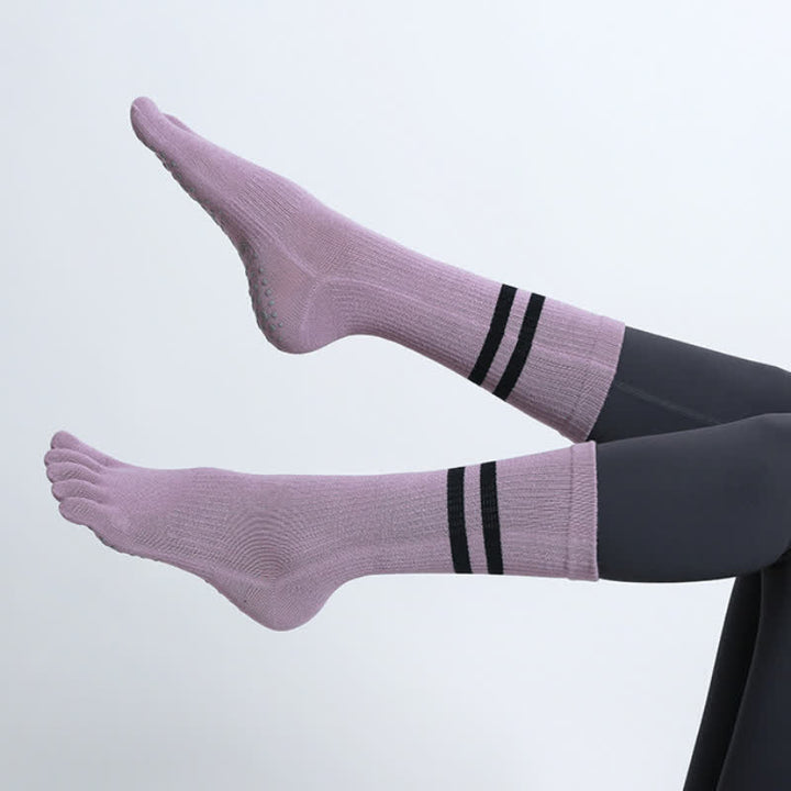 Olivenorma Pilates Anti-Slip Grip Socks Barre Training & Studio Stability Breathable Workout Yoga Socks - image 10