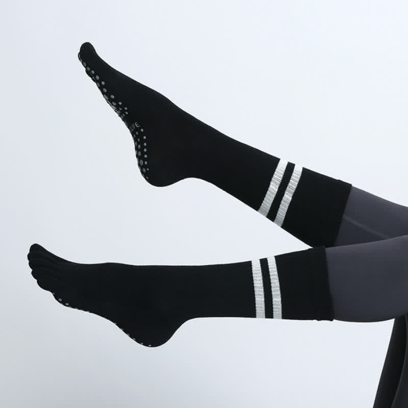 Olivenorma Pilates Anti-Slip Grip Socks Barre Training & Studio Stability Breathable Workout Yoga Socks - image 4