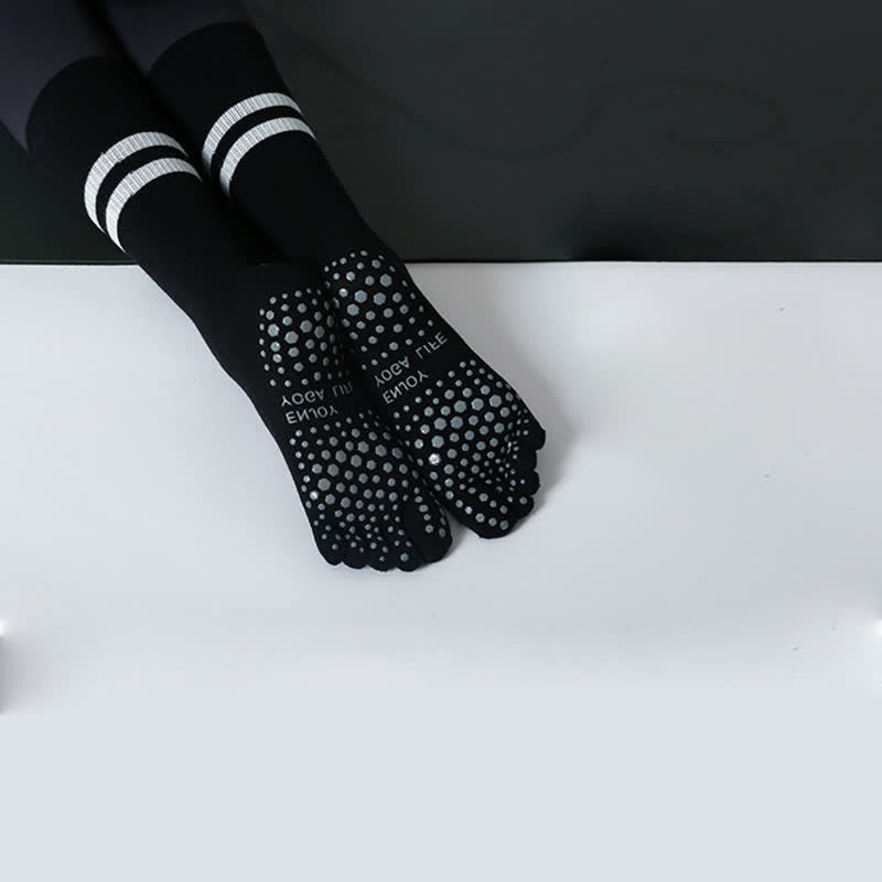 Olivenorma Pilates Anti-Slip Grip Socks Barre Training & Studio Stability Breathable Workout Yoga Socks - image 5