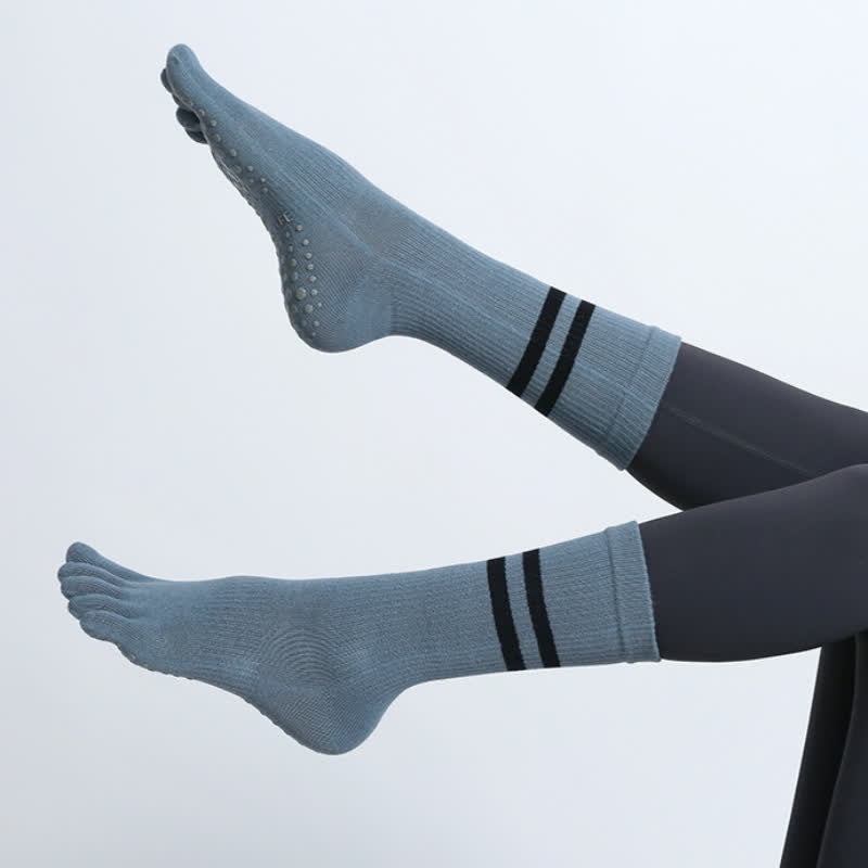 Olivenorma Pilates Anti-Slip Grip Socks Barre Training & Studio Stability Breathable Workout Yoga Socks - image 2