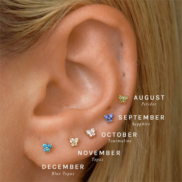 Olivenorma12 Birthstone Butterfly Shape Earrings - image 15