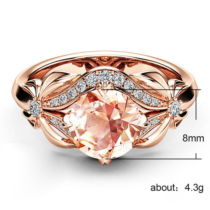 FREE Today: Rose Gold Morganite Butterfly Ring - image 4
