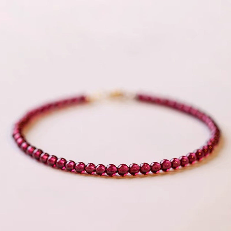 Eternal Love - Garnet Gemstone Bracelet - Garnet - image 0