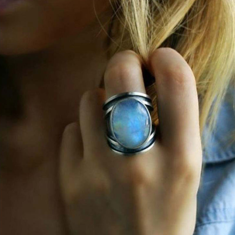 Olivenorma Pure Colorful Moonstone Orgone Ring - image 1