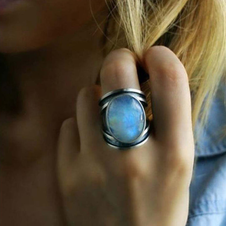 Olivenorma Pure Colorful Moonstone Orgone Ring - image 1