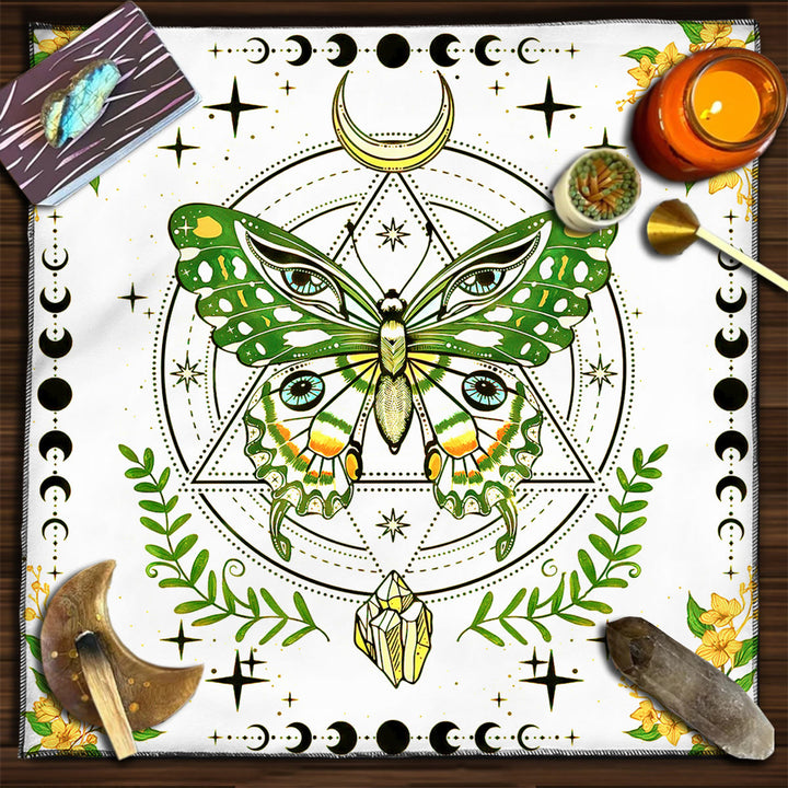 Olivenorma Square Divination Moon Phases Tarot Tablecloth - Butterfly - 75cm*75cm - image 5