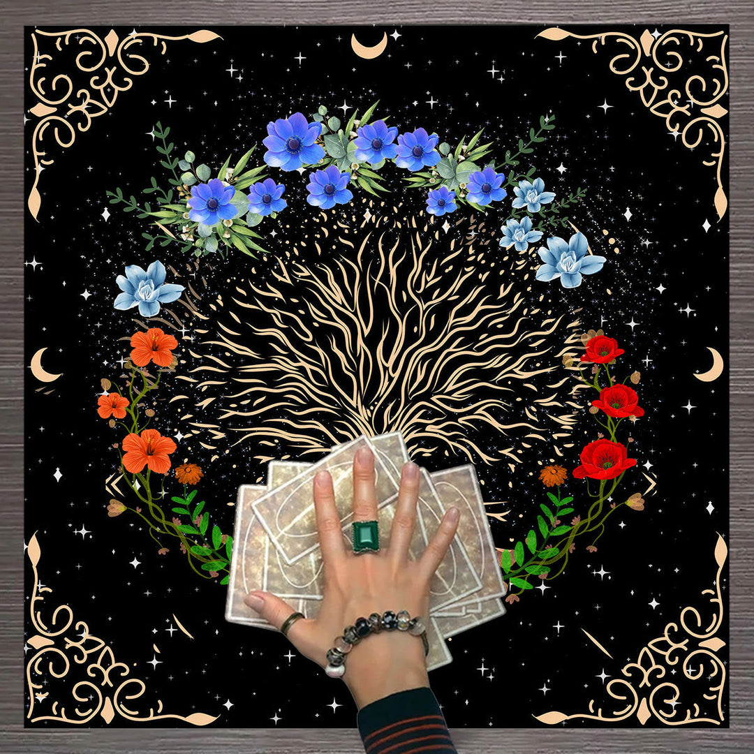 Olivenorma Tree of Life Altar Cloth Tapestry Tarot Tablecloth - image 1